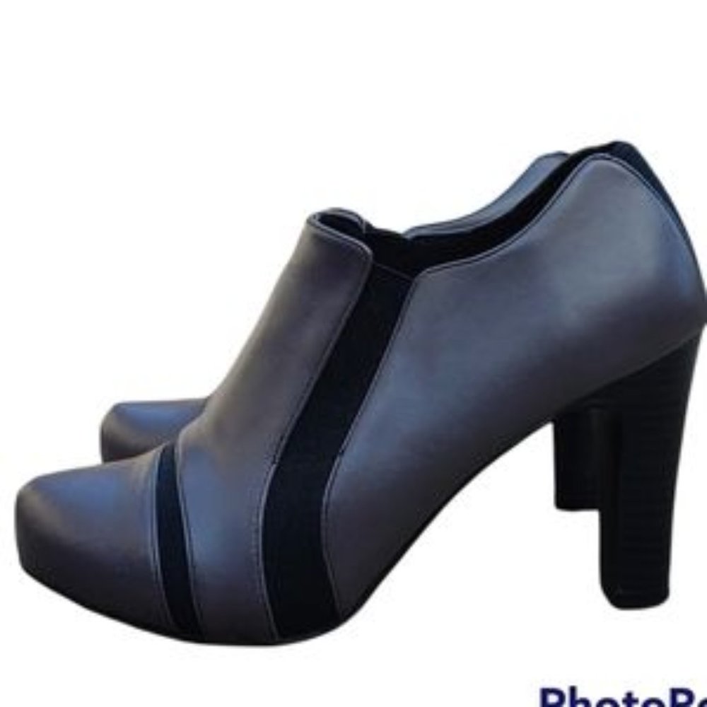LIZ&CO Grey and Black Woman's Dress Shoes